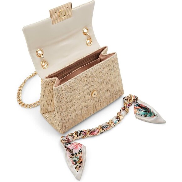 ALDO Women's Jermystrawwx Cross Body Bag Natural - Picture 3 of 4